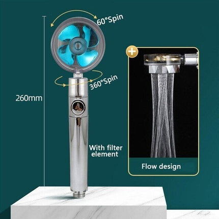 360° Rotation High Pressure Shower Head