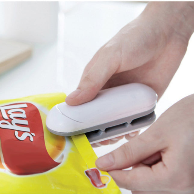 Snack Bag Open And Seal