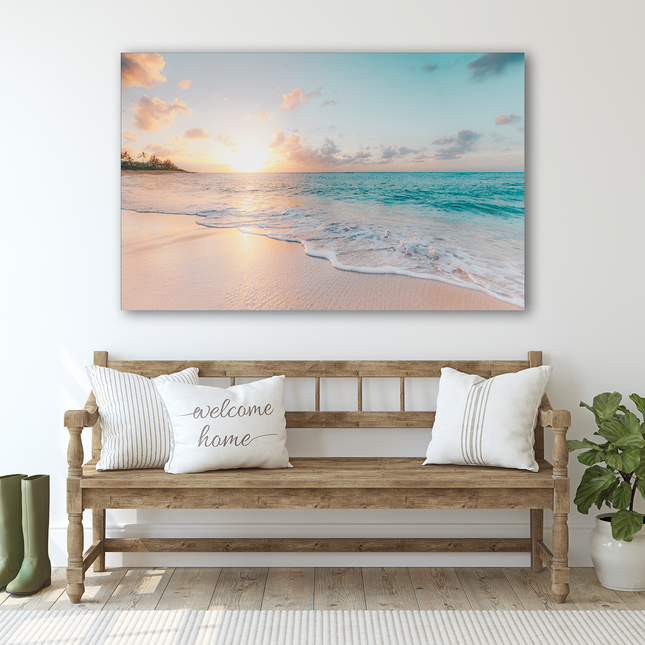 Glass Wall Art -Sea & Waves